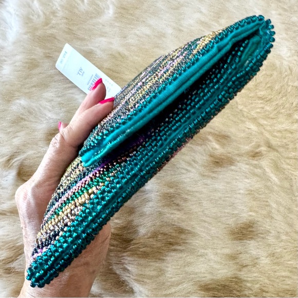 Anthropologie Multicolor Beaded Clutch - Picture 7 of 13